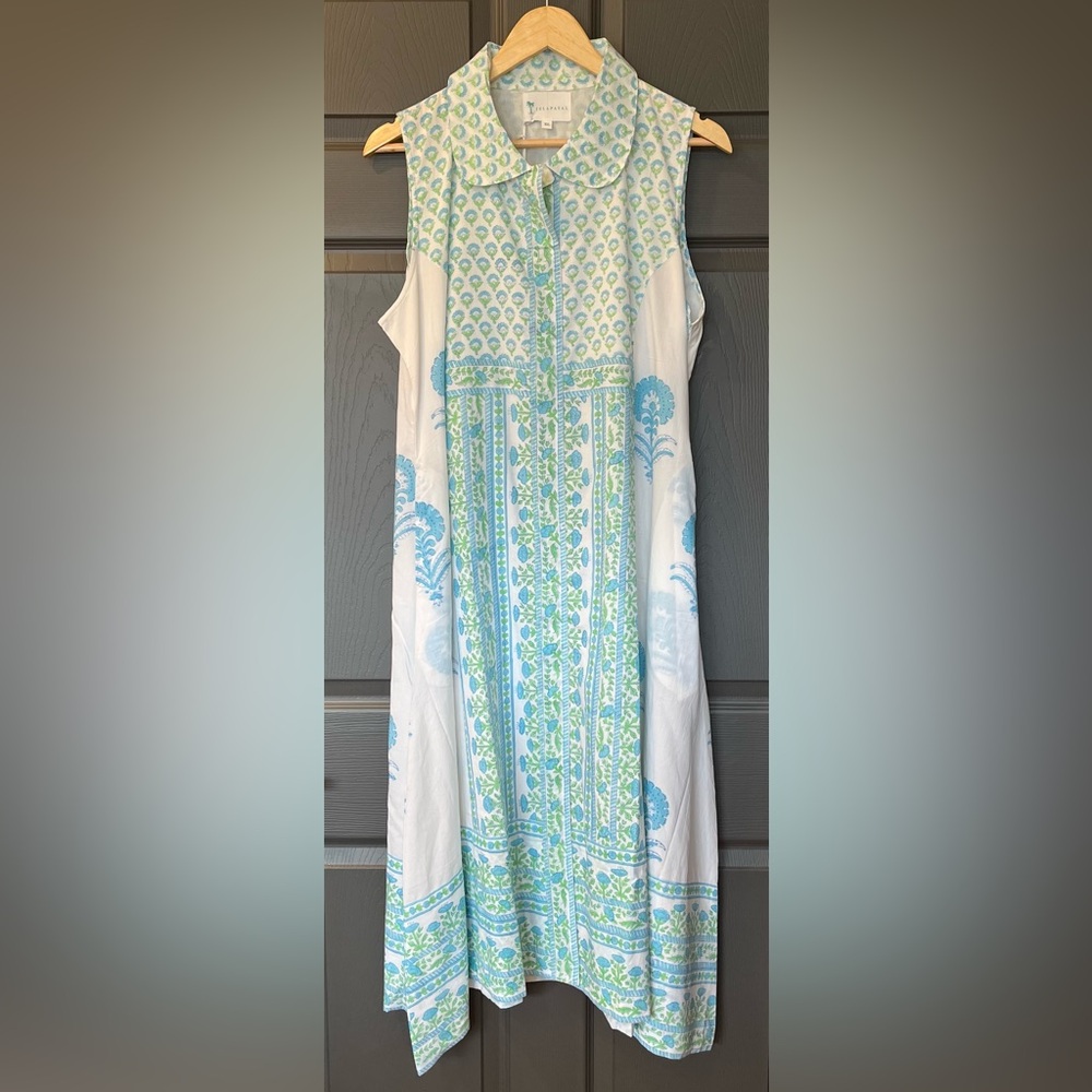 NWT ISLAPAYAL Windsor Midi Sleeveless Dress Size XL